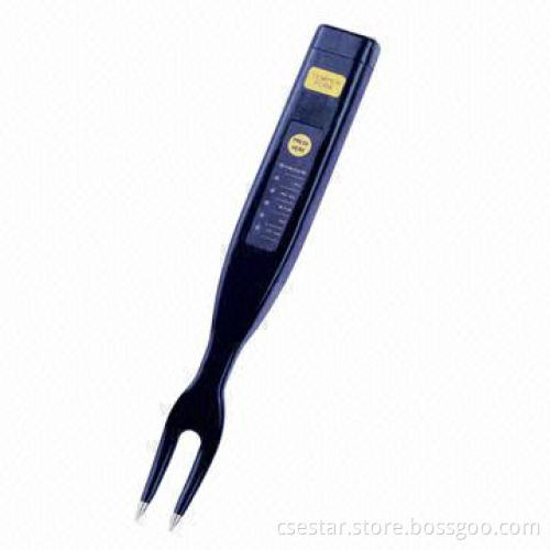 LED display thermometer plastic fork for cooking